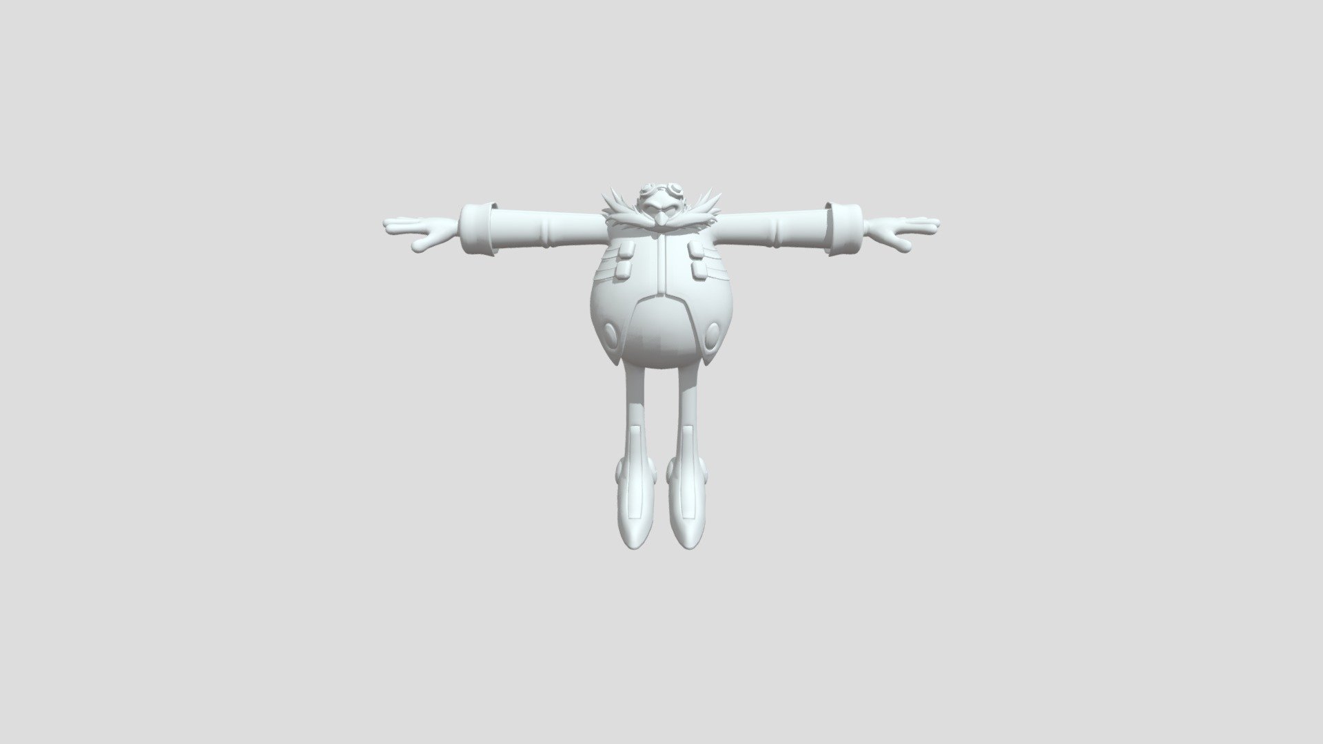 Eggman - Download Free 3D model by reeddakaree [dd77cab] - Sketchfab