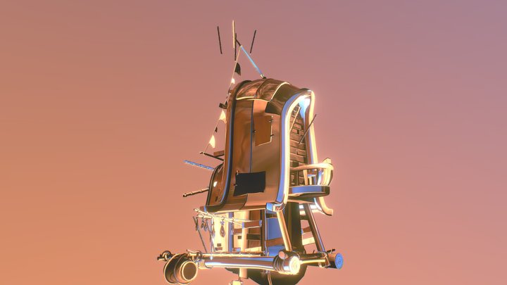 McFishy Boat 3D Model