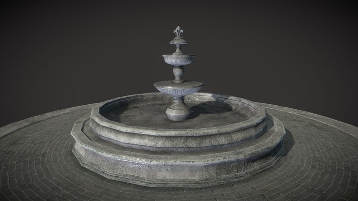 The Old Fountain (Free) 3D Model