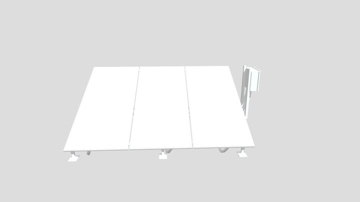 solar panel n inverter 3D Model