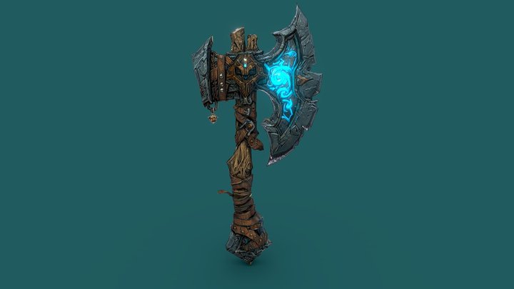 Centaur's Axe | Runic Axe 3D Model