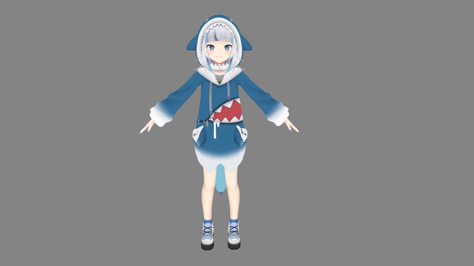 Gawr Gura Model - 3D model by Friendly_Kot [dd7bea9] - Sketchfab