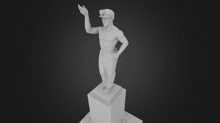Miner Memorial - Petite Rosselle -Moselle 3D Model