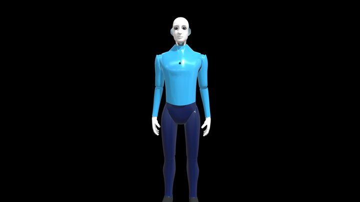 robot_male_updated 3D Model
