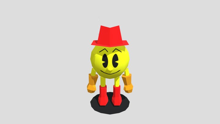 Play Station - Namco Museum Vol 4 - Pac- Man 3D Model
