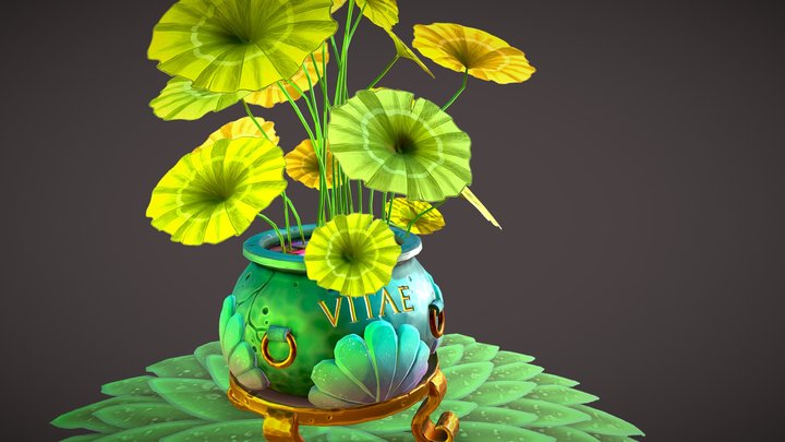 Little cauldron of life 3D Model