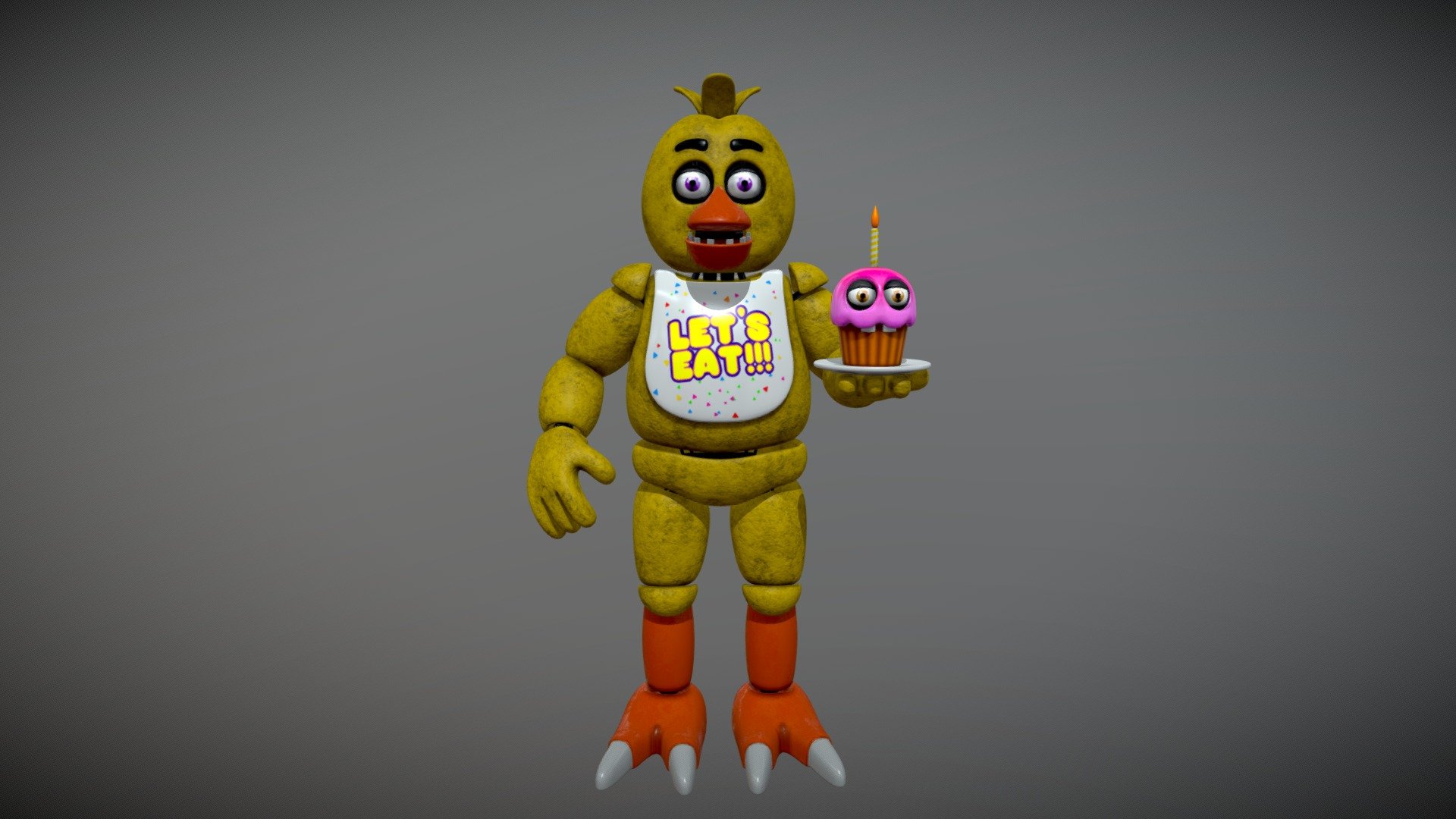 ArtStation - Animatronics character low poly fnaf