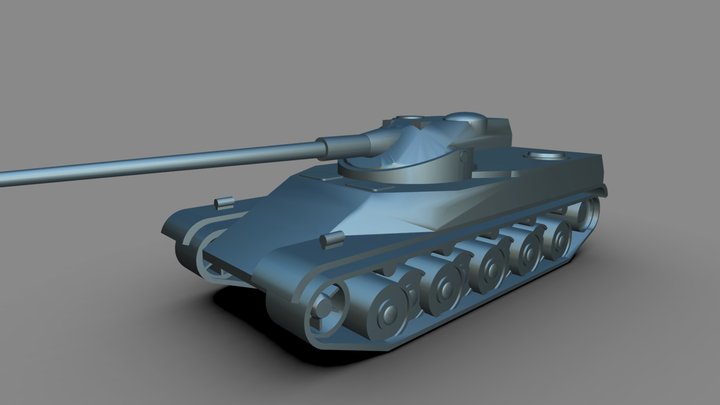 AMX 50 100 3D Model
