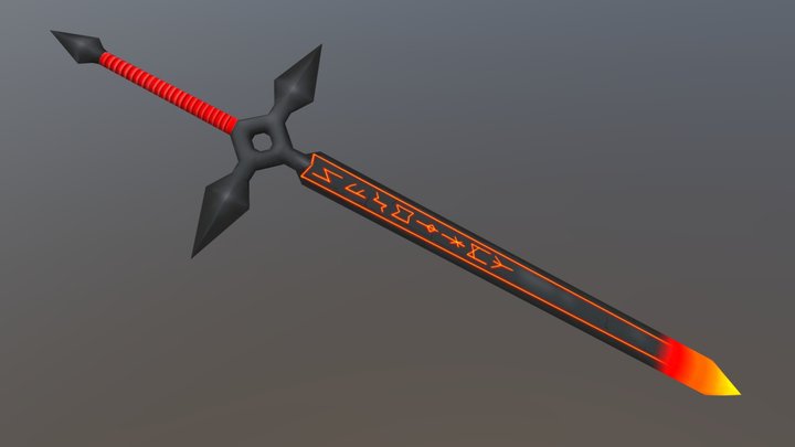 [Low Poly] First sword 3D Model