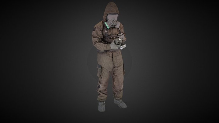 3D-Scan / 3D-Print: NZ Chemical Warfare Suit 3D Model