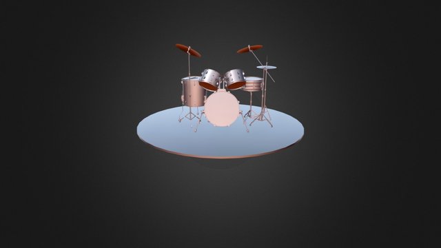 Drum Kit 3D Model