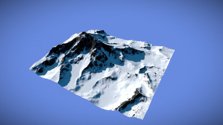 Great Mountain 3D Model