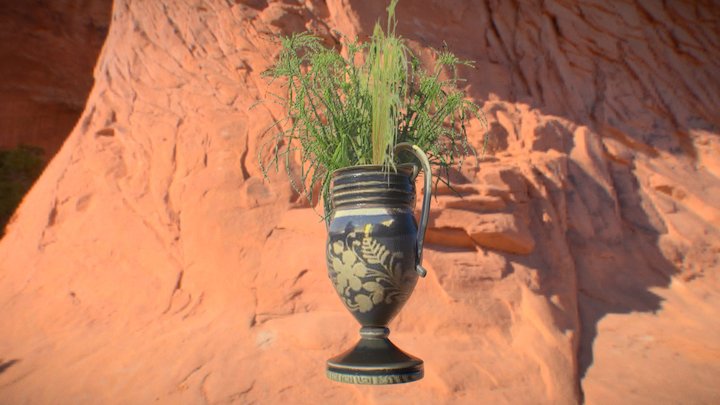 Egyptian Vase D 3D Model