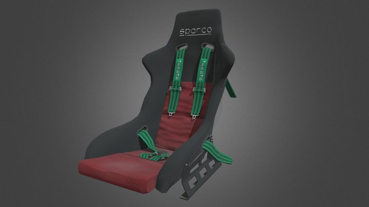 Bucket Seat 3D Model