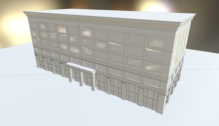 Chicago Department Store 1940 3D Model