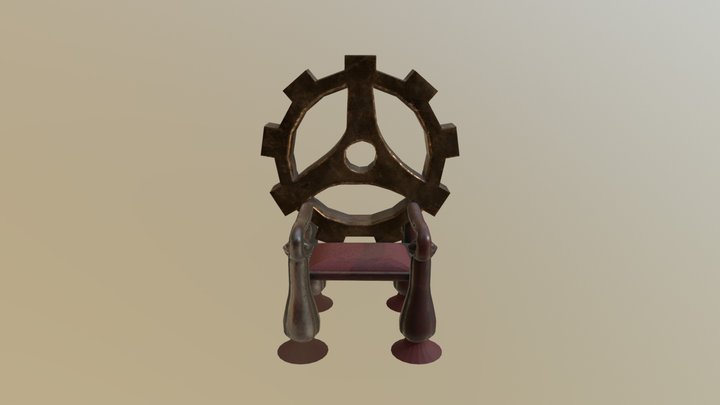 Steampunk Chair 3D Model