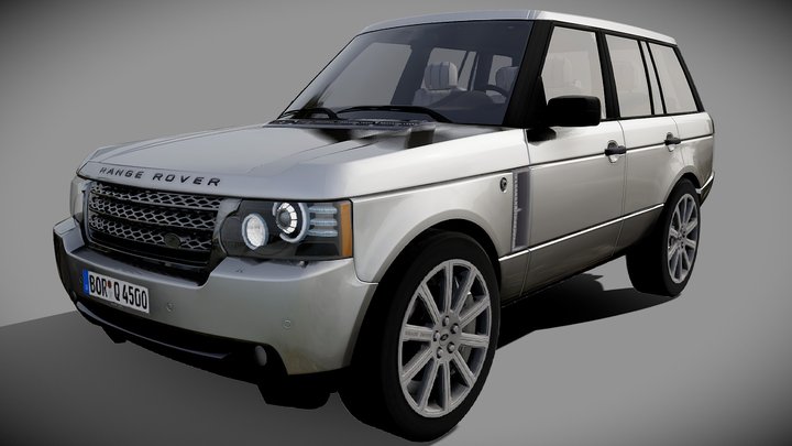 2010 Land Rover Range Rover Supercharged 3D Model
