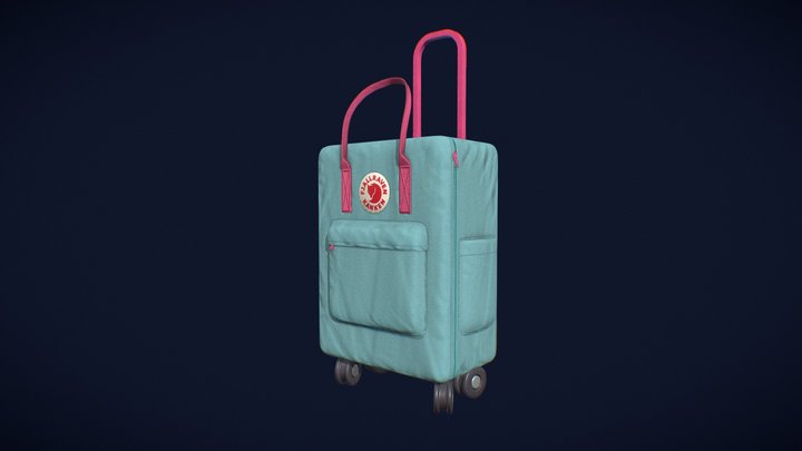 Kanken Rolling Luggage 3D Model