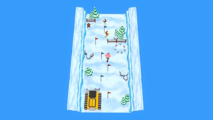 Ski Zoo! 3D Model