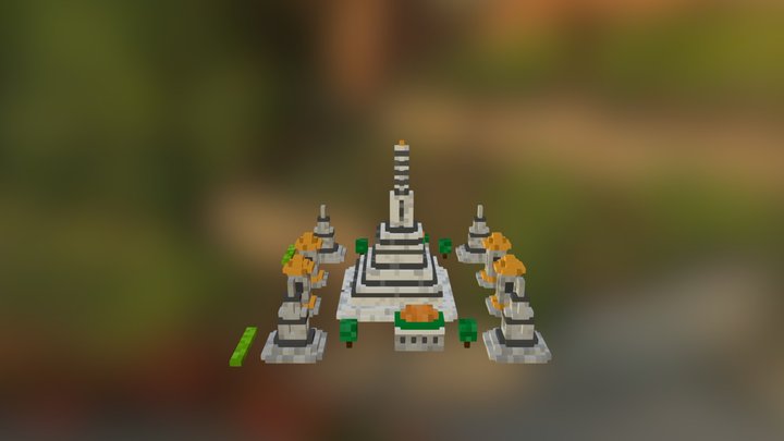 Wat Arun 3D Model