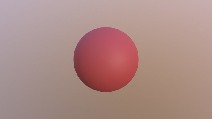 IT Red Ballon 3D Model