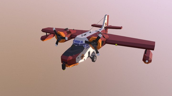 Grumman G-21 Goose - Stormworks 3D Model