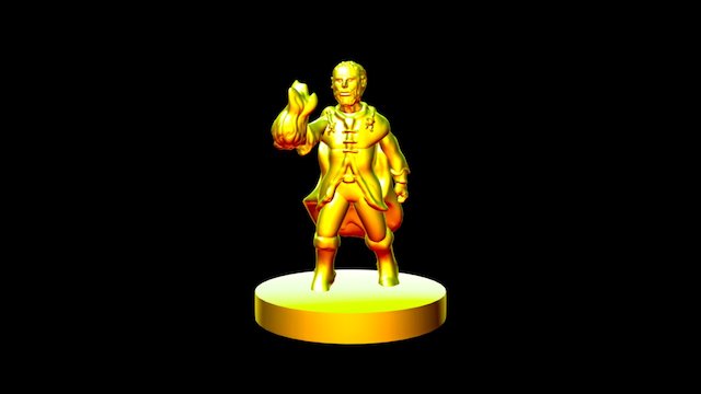 Stone Mage 3D Model