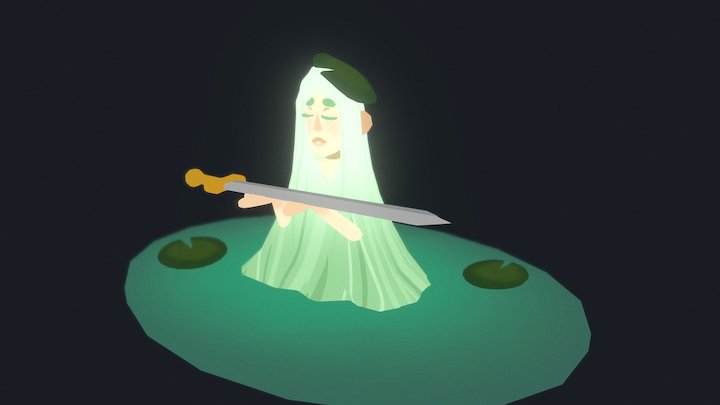 Lady of the Lake 3D Model