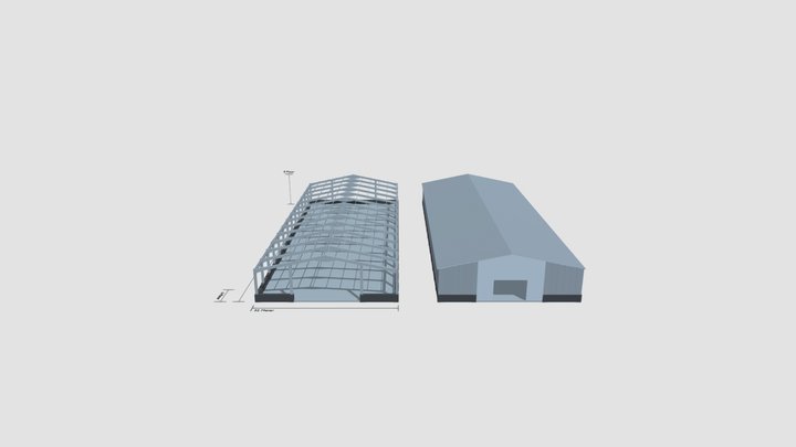 warehouse factory New 3D Model