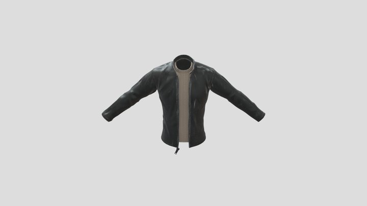 Leather Jacket 3D Model