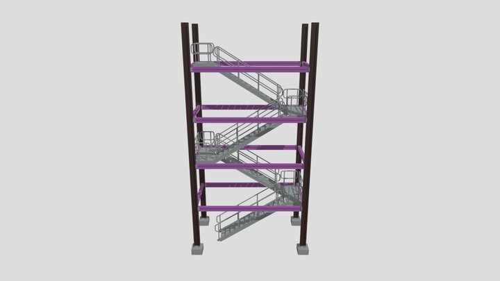 Lance De Escadas 3D Model