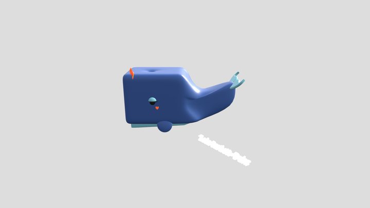 Cute Whale - Zeda Bartlett-Duhr 3D Model