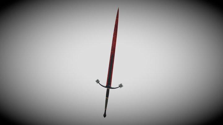Demonic sword 3D Model