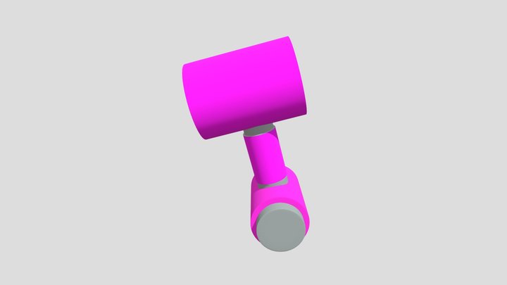 Spinning Hammer From Fall Guys 3D Model