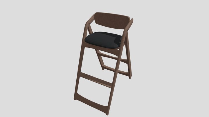 Baby Chair Low poly 3D Model