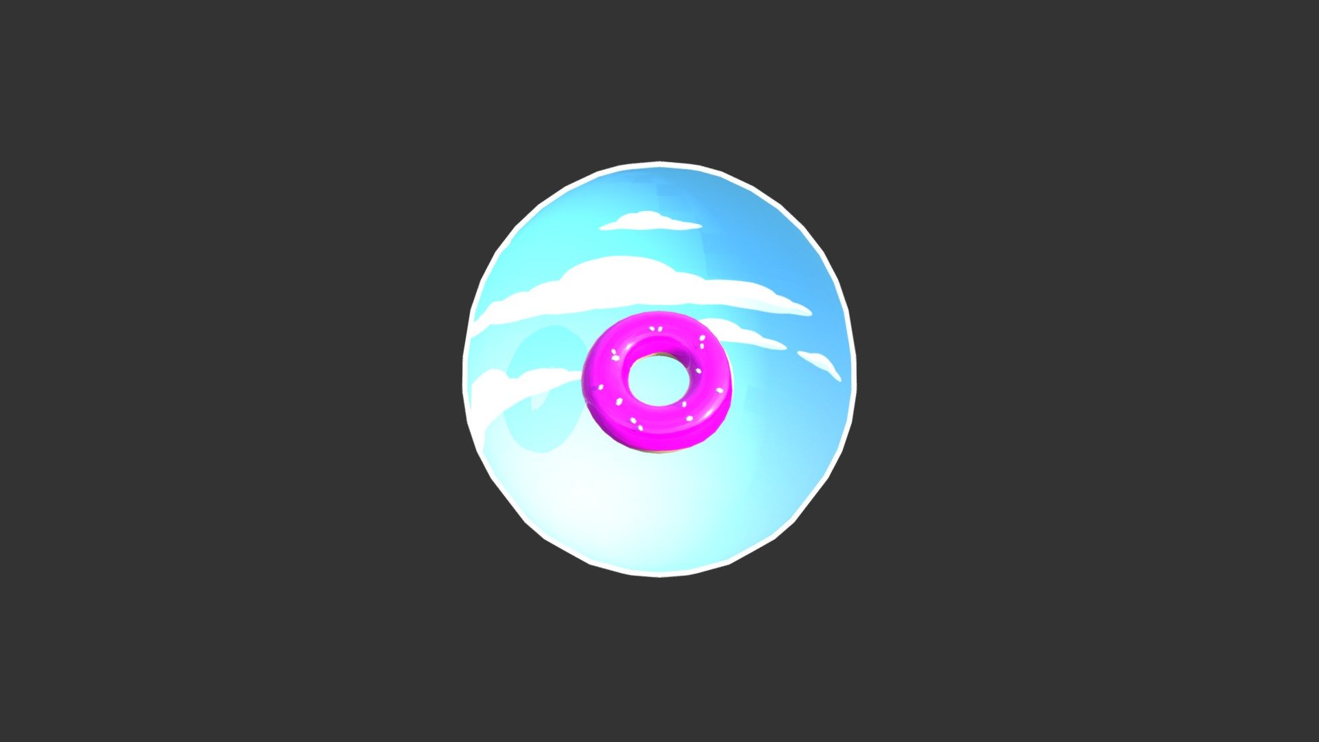 Simpsons donut 3D post