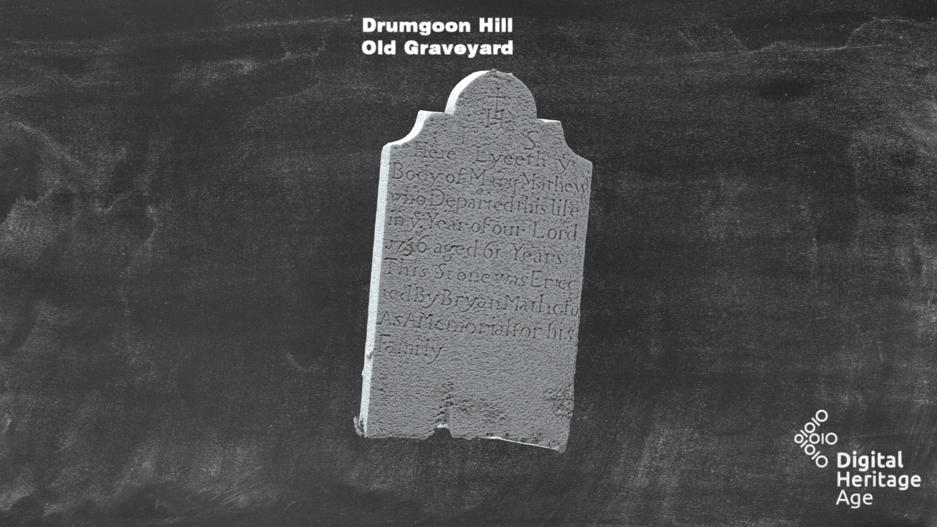 Drumgoon Hill - Old Graveyard - Headstone  685