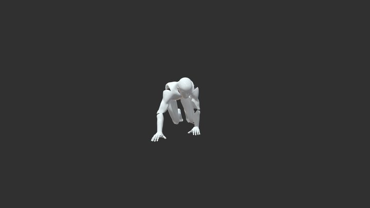 Crawling V2 3D Model