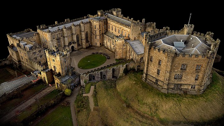 Durham Castle 3D Model