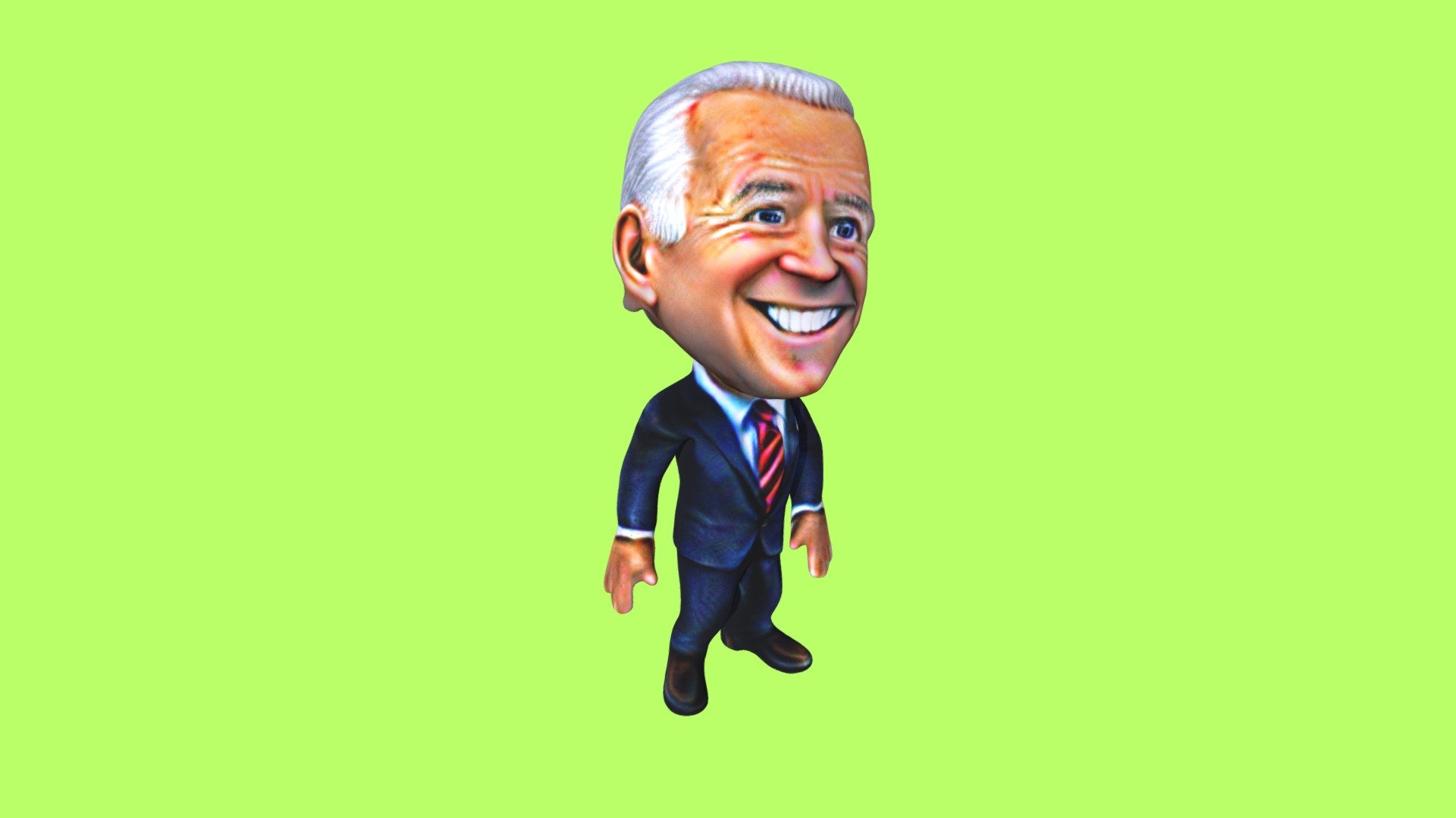 toon Joe Biden (animated) - Download Free 3D model by vicente betoret ...