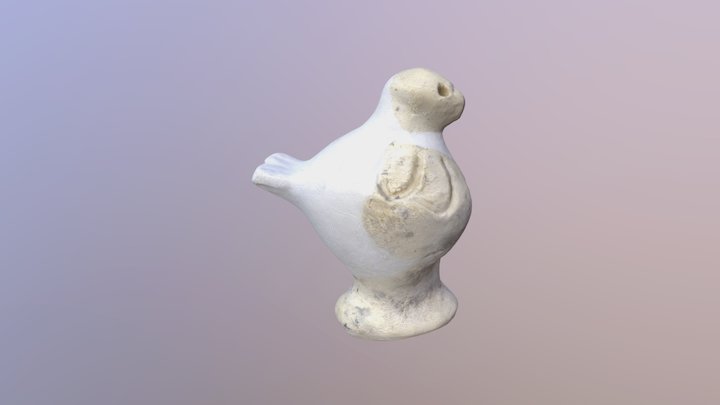 Bird-shaped whistle from 15th c. 3D Model