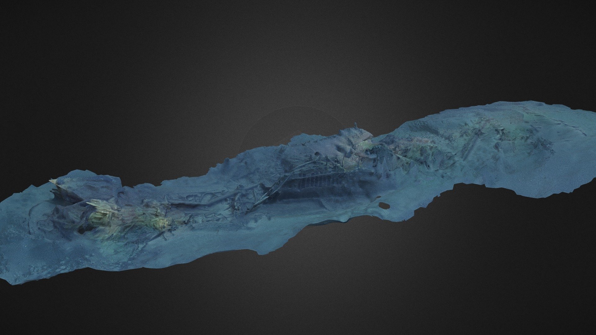 SS Wollongbar II (1943) - shipwreck 3D model - 3D model by Curtin HIVE ...