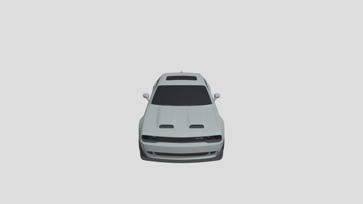 2019-dodge-challenger-srt-hellcat 3D Model