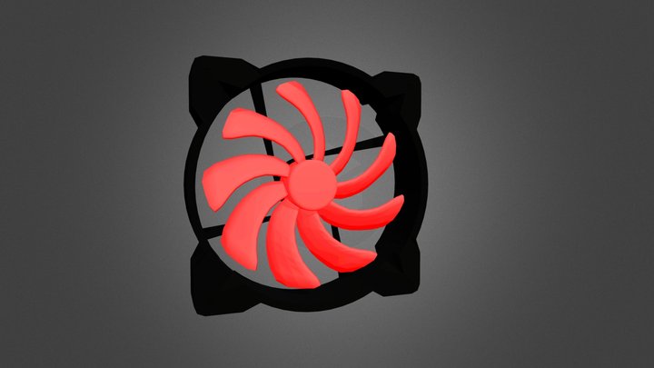 pc fan 120mm 3D Model