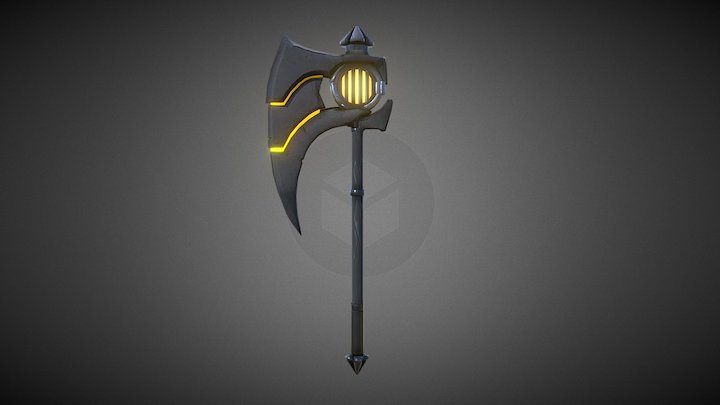 Metal Axe 3D Model