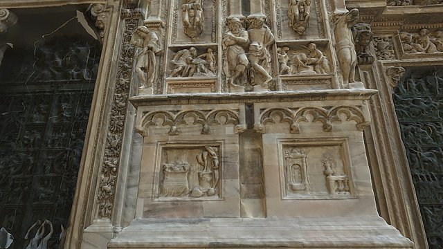 Fragment of Milan Cathedral 3D Model