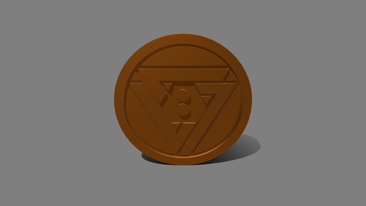 Degenesis Copper Coin Two 3D Model