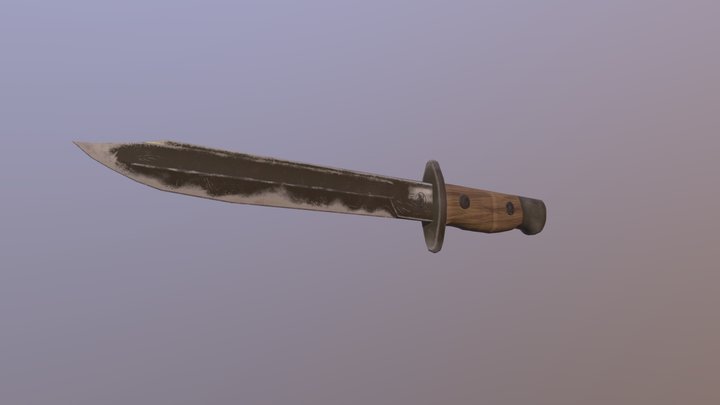 Légion Étrangère Knife 3D Model