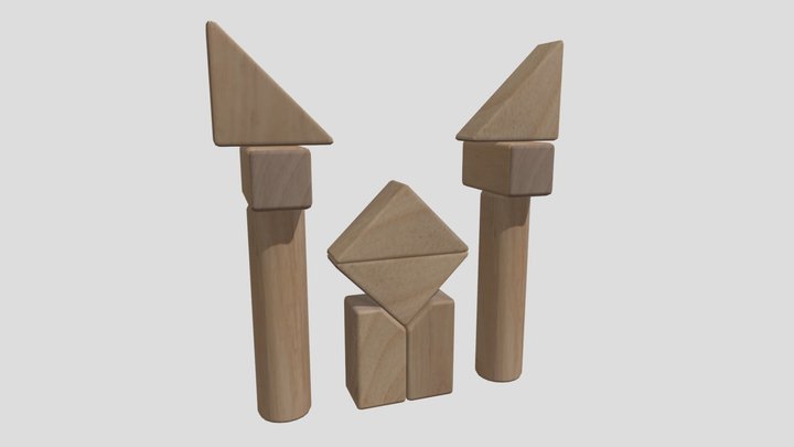 6: Unit Block Tower Intermediate 3D Model