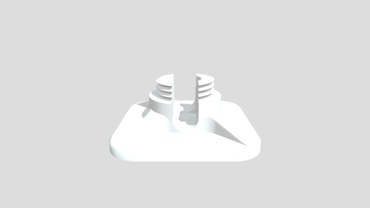 Electric wire wall parametric 3D Model